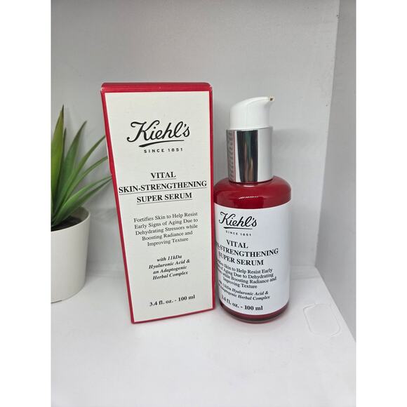 Kiehl's Vital Skin Strengthening Super Serum 3.4fl Retail $150 - Picture 1 of 4